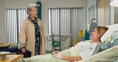 Corrie spoiler clip sees Evelyn have stern words with estranged daughter Cassie - www.ok.co.uk - Beyond