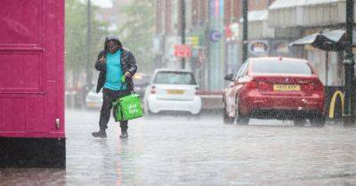 Heatwave comes to abrupt end as torrential rain batters Greater Manchester - www.manchestereveningnews.co.uk - Manchester