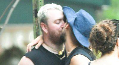 Sam Smith Spotted Kissing Partner Christian Cowan in New York City During Pride March! - www.justjared.com - New York