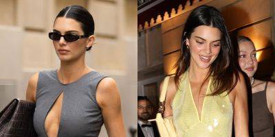 Kendall Jenner Looks Tres Chic in 2 Different Looks in Paris, Grabs Dinner With Gigi Hadid - www.justjared.com - France