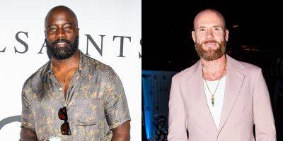 Mike Colter Supports 'Plane' Co-Star Oliver Trevena at AllSaints x Caliwater Summer Kickoff Party - www.justjared.com - Beverly Hills