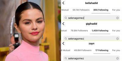 Selena Gomez's Instagram Unfollows: Source Explains If There's Drama & We Reveal If the 4 Celebs in Question Are Following Her At This Time - www.justjared.com