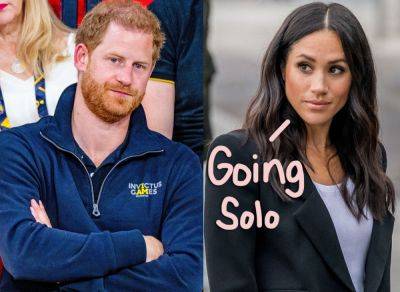 Meghan Markle Distancing Herself From Prince Harry With Plans For 'One-Woman Show' Moving Forward! - perezhilton.com