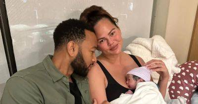 Chrissy Teigen and John Legend Welcome Baby Via Surrogate Months After Daughter Esti’s Arrival: Meet Wren Alexander - www.usmagazine.com