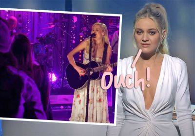 Again?! Kelsea Ballerini Pauses Concert After Fan Hit Her In The Face With Object! - perezhilton.com - state Idaho - Boise, state Idaho