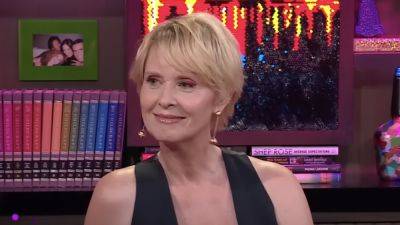 Cynthia Nixon Talks Gross Sex Scene That Was Cut From 'Sex and the City,' Kim Cattrall's Franchise Future - www.etonline.com - county York