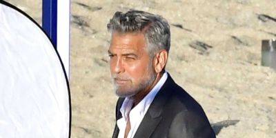 George Clooney, Paul Wesley & Diego Boneta Smolder on the Beach for New Photoshoot - www.justjared.com - Greece