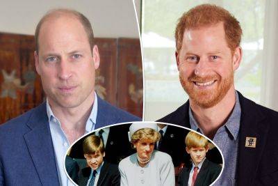 Estranged Princes Harry, William unite to honor Diana’s legacy - nypost.com - Paris