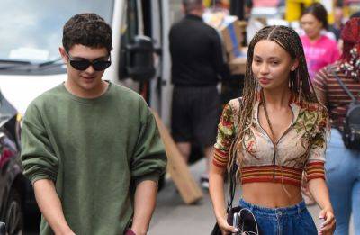 Rising Stars Noah Jupe & Nico Parker Spotted Hanging Out in London - www.justjared.com - London