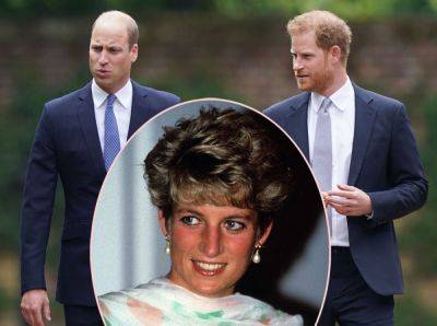 Prince Harry & William Appear (Sort Of) Together In Award Ceremony Honoring Princess Diana - perezhilton.com - Britain - Los Angeles