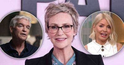Glee fans baffled by Jane Lynch chiming in on Holly Willoughby and Phillip Schofield saga - www.msn.com