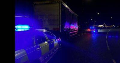 Lorry driver 'high on cocaine' arrested after 'narrowly avoiding' crashing into person - www.manchestereveningnews.co.uk - Manchester