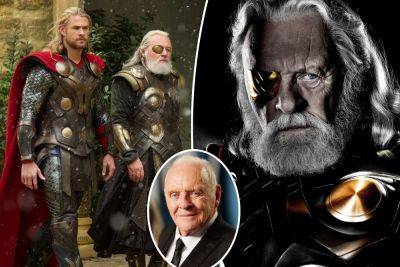 Anthony Hopkins thinks acting in Marvel films is ‘pointless’ - nypost.com - New York