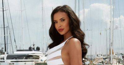 Maya Jama labelled 'sensational' in stunning white mesh dress for Love Island launch - www.ok.co.uk