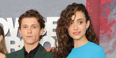 Emmy Rossum Weighs In On Almost Unbelievable Age Gap Between Her & Tom Holland in 'Crowded Room' - www.justjared.com