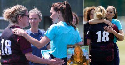 Kate emotionally hugs mother who lost her daughter, 17, to suicide - www.msn.com - France