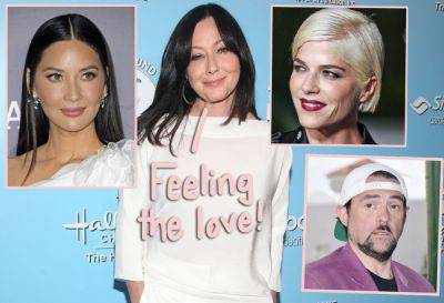 Selma Blair & More Celebs React To Shannen Doherty's Emotional Cancer Update - perezhilton.com - county Blair