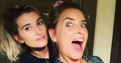 Charley Webb does Emmerdale co-star's makeup in behind the scenes snap - www.ok.co.uk - county Bowie