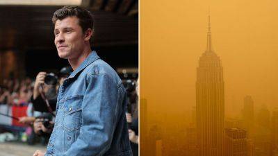 Shawn Mendes criticized for NYC wildfire smoke imagery used to promote new song - www.foxnews.com - New York