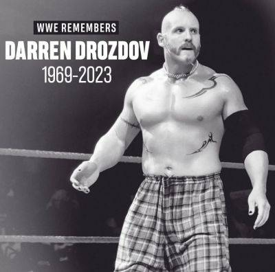 Former WWE Wrestler Darren Drozdov, Who Was Paralyzed After A 1999 Ring Injury, Dead At 54 - etcanada.com - New York - New York - state Maryland