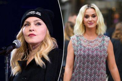Madonna was in studio with Katy Perry hours before collapse: report - nypost.com
