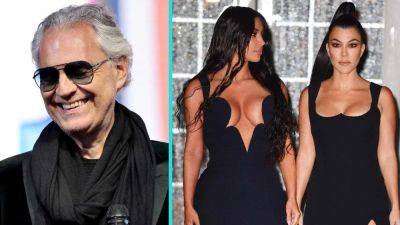 Andrea Bocelli Chimes in on Kim and Kourtney Kardashians' Italy Drama - www.etonline.com - Italy