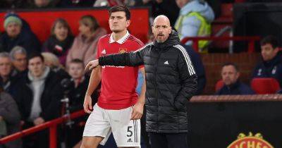 Manchester United boss Erik ten Hag has already explained his stance on Harry Maguire's future - www.manchestereveningnews.co.uk - Manchester