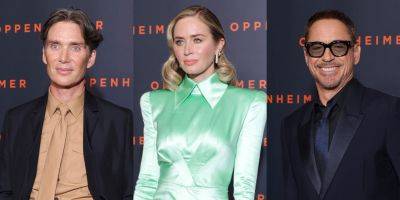 'Oppenheimer' Cast Makes First Red Carpet Appearance Together at Paris Premiere - See Photos of Cillian Murphy, Emily Blunt & More! - www.justjared.com - France