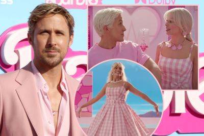 Ryan Gosling Says Margot Robbie Charged Barbie Cast & Crew Fines For Not Wearing Pink - perezhilton.com - Los Angeles