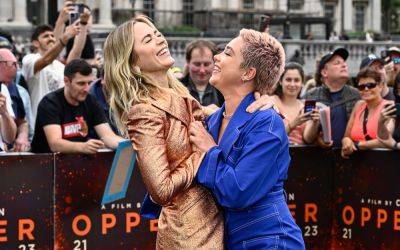 These Photos of Emily Blunt & Florence Pugh at the 'Oppenheimer' London Photo Call Prove They're Besties in Real Life! - www.justjared.com - Paris - London