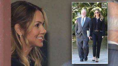 Kevin Costner's estranged wife Christine Baumgartner spotted in court as judge upholds tentative ruling - www.foxnews.com - Santa Barbara