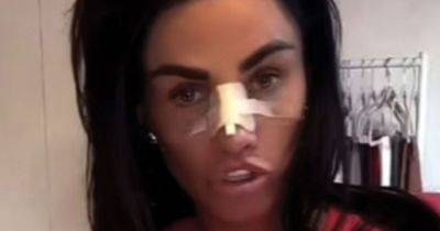 Katie Price flaunts another nose job as she goes under the knife again despite family concerns - www.dailyrecord.co.uk - Britain - Brazil