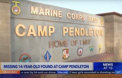 Missing 14-Year-Old Girl Found In US Marine Barracks -- Aunt Says She Was 'Sold' To Them! - perezhilton.com - USA - county San Diego - county Pacific - county Ocean - county Camp - city Pendleton, county Camp