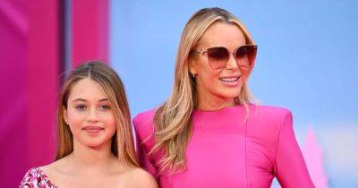 Amanda Holden poses with adorable mini me daughter at Barbie premiere - www.ok.co.uk - Britain