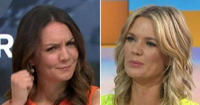 Good Morning Britain's Laura Tobin raises fist to co-stars after 'snub' live on air - www.manchestereveningnews.co.uk - Britain - county Hawkins