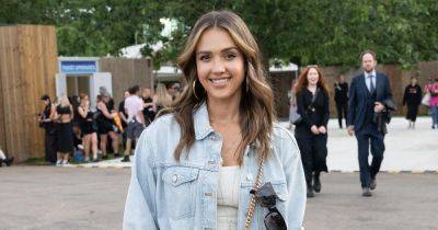 Jessica Alba Dons a Denim Jacket While Out in London — Get the Look - www.usmagazine.com - London