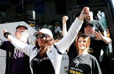 Fran Drescher Mobbed On SAG-AFTRA Picket Lines, Says Studios Are “Doing Bad Things To Good People” - deadline.com - Ireland