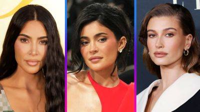 Kim Kardashian, Kylie Jenner and Hailey Bieber Age Themselves With Viral TikTok Filter: See the Results! - www.etonline.com