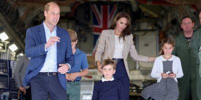 Prince William & Princess Catherine Bring George, Charlotte & Louis To RAF Air Tattoo Show - www.justjared.com