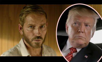 Sound Of Freedom Star Jim Caviezel Goes FULL QAnon, Says Trump Was 'Selected By God' To Fight Liberal Blood-Drinking Child Traffickers - perezhilton.com - USA - Hollywood