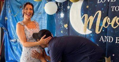 Becca Kufrin and Thomas Jacobs Already Love Their Son to the Moon and Back at Hometown Baby Shower - www.usmagazine.com - city Hometown