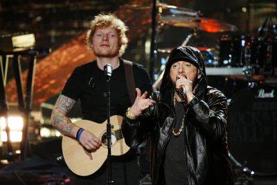 Eminem Surprises Crowd At Ed Sheeran Concert In Detroit With ‘Lose Yourself’ Performance - etcanada.com - Los Angeles - Nashville - Detroit - Michigan - city Lions