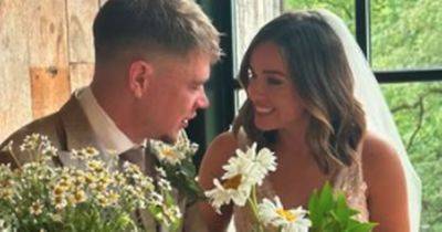 Corrie's Katy star Georgia May Foote weds musician Kris Evans in gorgeous ceremony - www.ok.co.uk - Manchester - county Armstrong - county Evans