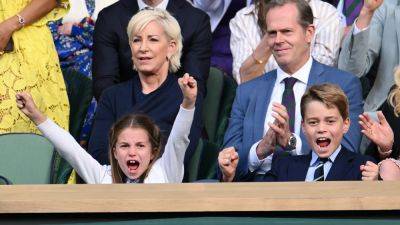 Princess Charlotte and Prince George Steal the Show at Wimbledon as They Scream in the Stands - www.etonline.com - Britain - London - Charlotte - George - city Charlotte
