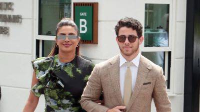 See Nick Jonas Sweetly Help Wife Priyanka Chopra With Her 'Complicated' Hair After Wimbledon Date - www.etonline.com - London