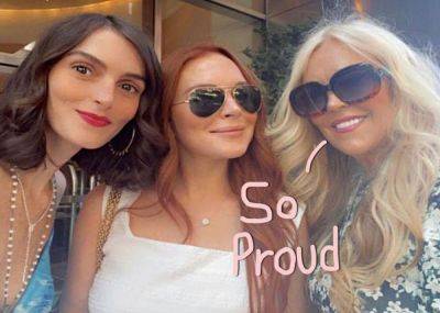 Dina & Aliana React To Lindsay Lohan Giving Birth! - perezhilton.com
