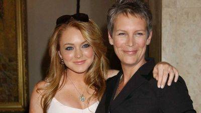 Jamie Lee Curtis Has the Ultimate Reaction to On-Screen Daughter Lindsay Lohan Giving Birth - www.etonline.com - Dubai