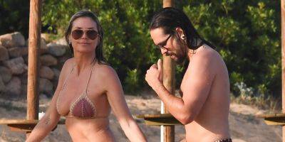 Heidi Klum & Tom Kaulitz Soak Up More Sun At The Beach Amid A Heat Wave in Sardinia - www.justjared.com - Italy