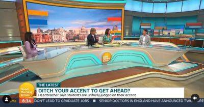 Good Morning Britain hosts discuss strong Glaswegian accents with podcaster Sean McDonald - www.dailyrecord.co.uk - Britain - Scotland - London