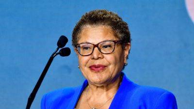 LA Mayor Karen Bass Calls for ‘Fair and Equitable’ Contract for Striking Hollywood Actors and Writers - thewrap.com - Los Angeles - Los Angeles - Hollywood - California
